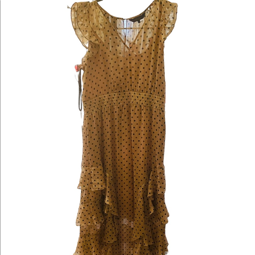 Rachel Roy maxi polka dot dress size 14